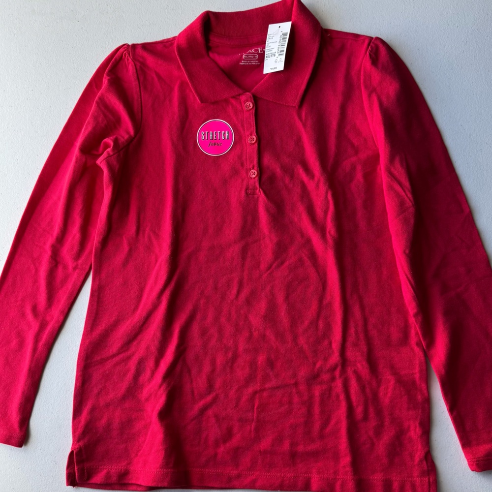 Children’s Place NWT Red Polo | Size 16 Girls